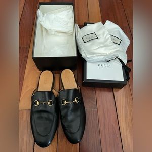 Gucci princetown leather slipper